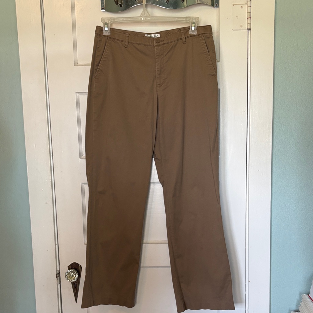 Coldwater Creek Women’s Brown Straight-Leg Pants Size 12